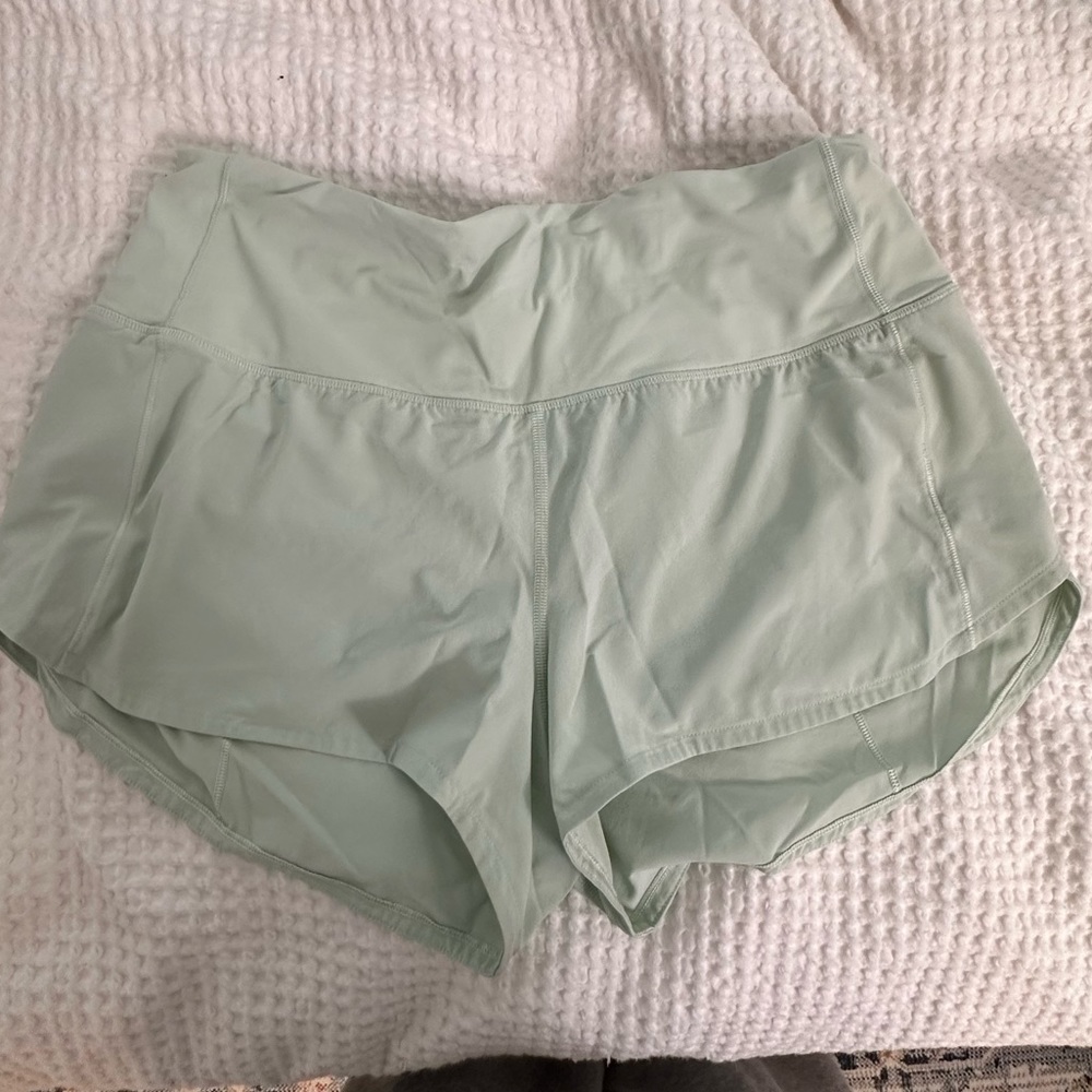 Lululemon high rise speed shorts